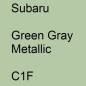 Preview: Subaru, Green Gray Metallic, C1F.